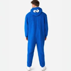 Sesamstraße - Cookie Monster Plüsch Onesie für Erwachsene