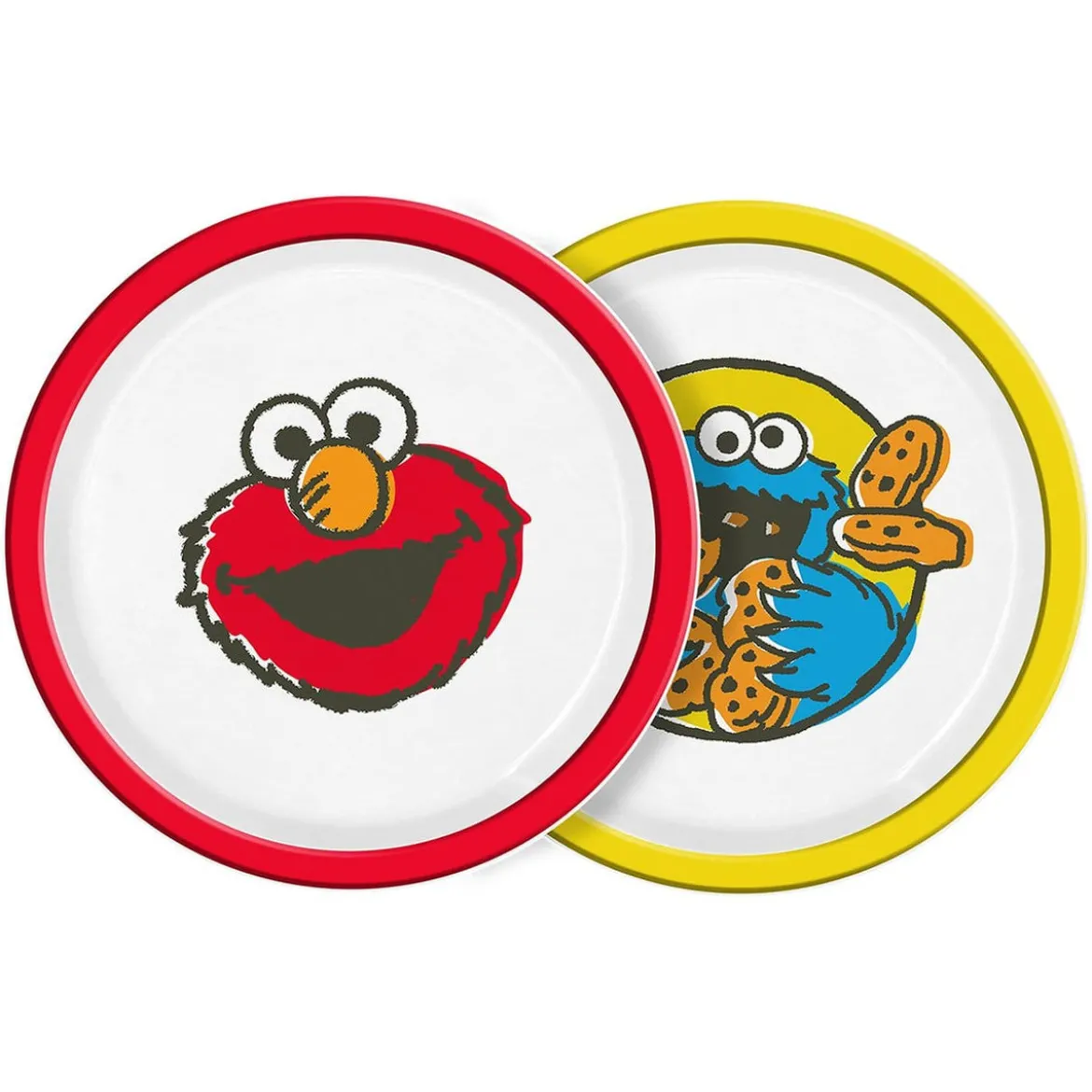 Sesamstraße Teller Vintage Kids 2er-Pack 22 cm