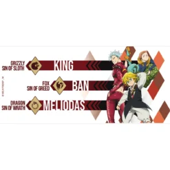 Seven Deadly Sins - Meliodas, Ban & King Tasse