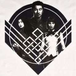 Shang-Chi - Group Pose Crest T-Shirt weiß
