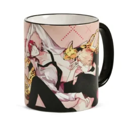 Shizuma und Minato Cats Tasse für Therapy Game Fans