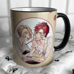 Shizuma und Minato Tasse für Therapy Game Fans