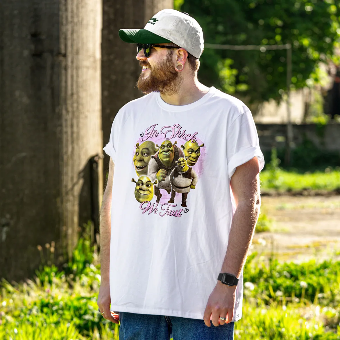 Shrek - In Shrek We Trust T-Shirt weiß