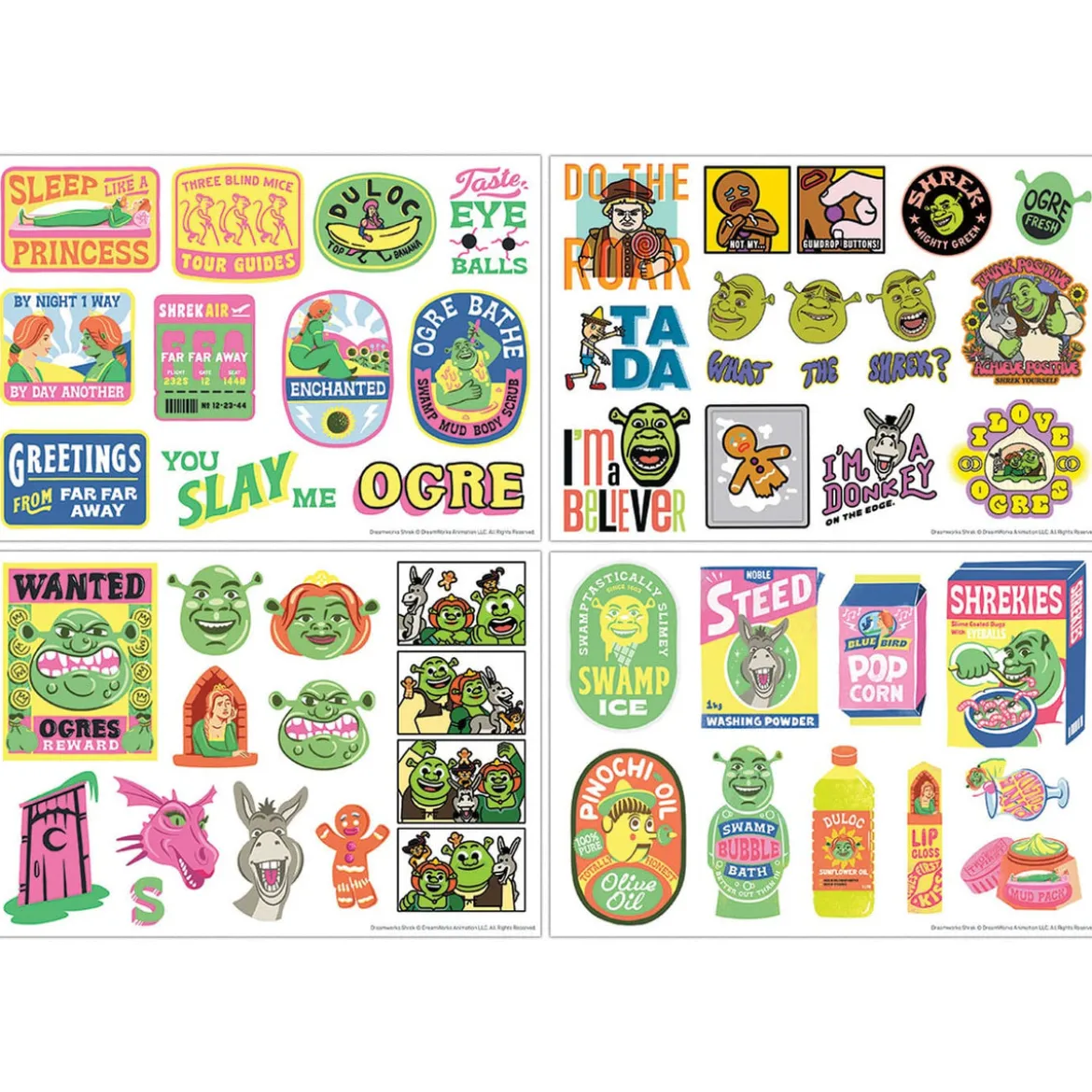 Shrek Tech Sticker Pack