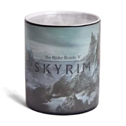 Skyrim - Dragon Logo Thermoeffekt Tasse