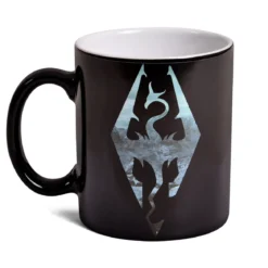 Skyrim - Dragon Logo Thermoeffekt Tasse