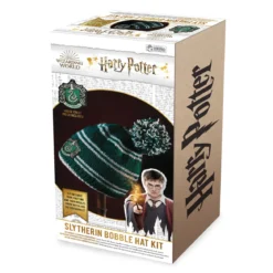 Slytherin Bommelmütze Strick-Set - Harry Potter