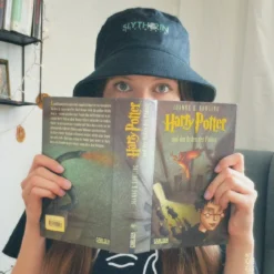 Slytherin Wappen Hut mit Wendemotiv - Harry Potter