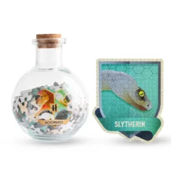 Slytherin Wappentier Puzzle in Zaubertrank-Flasche - Harry Potter