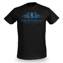 Society Papers T-Shirt schwarz für Bridgerton Fans