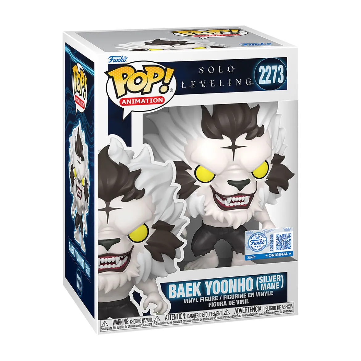 Solo Leveling - Baek Yoonho (Silvermane) Funko Pop Figur