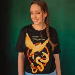 Songbird and Snake T-Shirt für Tribute von Panem Fans schwarz
