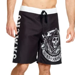 Sons of Anarchy - Reaper Logo Badeshorts schwarz