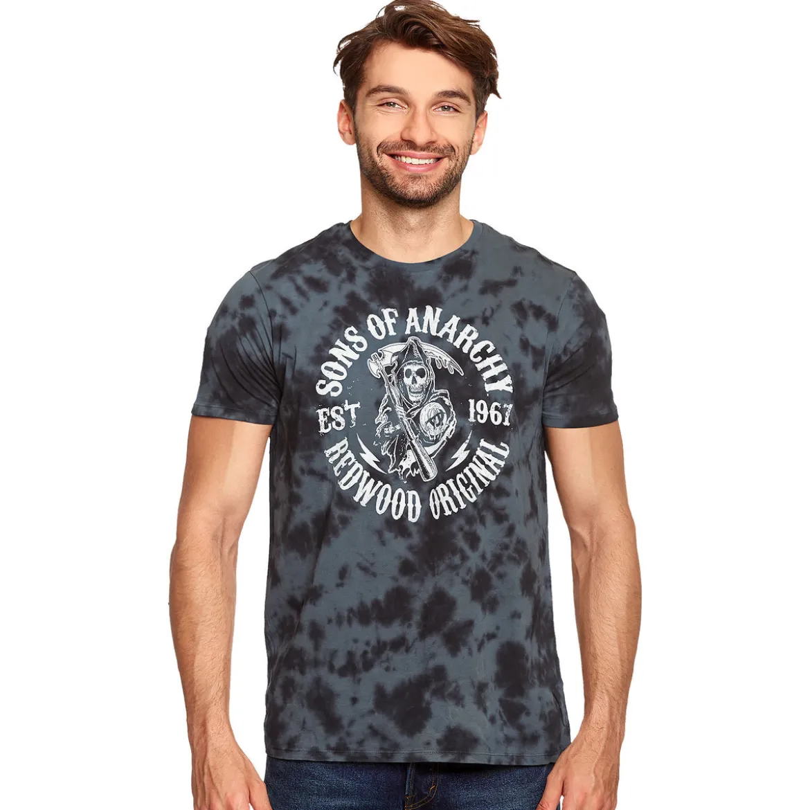 Sons of Anarchy - Reaper Logo T-Shirt grau