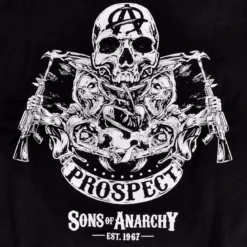 Sons of Anarchy - Reaper & Prospect College Jacke schwarz-weiß