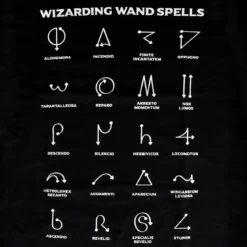 Spells Chart T-Shirt für Harry Potter Fans