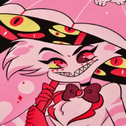 Spider Demon Angel T-Shirt für Hazbin Hotel Fans schwarz