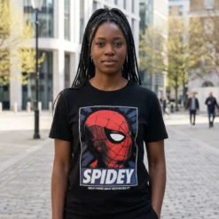 Spider-Man - Spidey Great Power T-Shirt schwarz