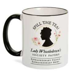 Spill the Tea! Society Papers Tasse für Bridgerton Fans
