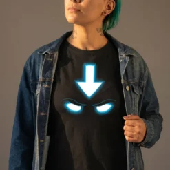 Spirit T-Shirt für Avatar Aang Fans schwarz