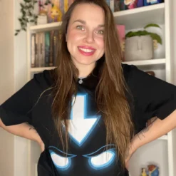 Spirit T-Shirt für Avatar Aang Fans schwarz