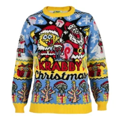 SpongeBob - Krabby Christmas Strickpullover
