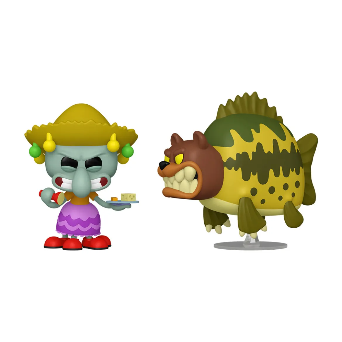 SpongeBob - Thaddäus mit Seebär Funko Pop Figur Diorama