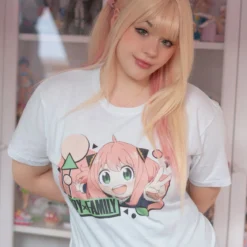 Spy x Family - Anya Flash T-Shirt weiß