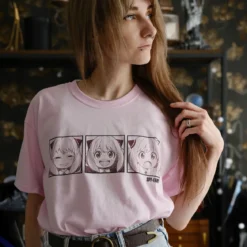 Spy x Family - Anya T-Shirt rosa