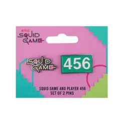 Squid Game Ansteck-Pins 2er-Pack Squid Game & Player 456