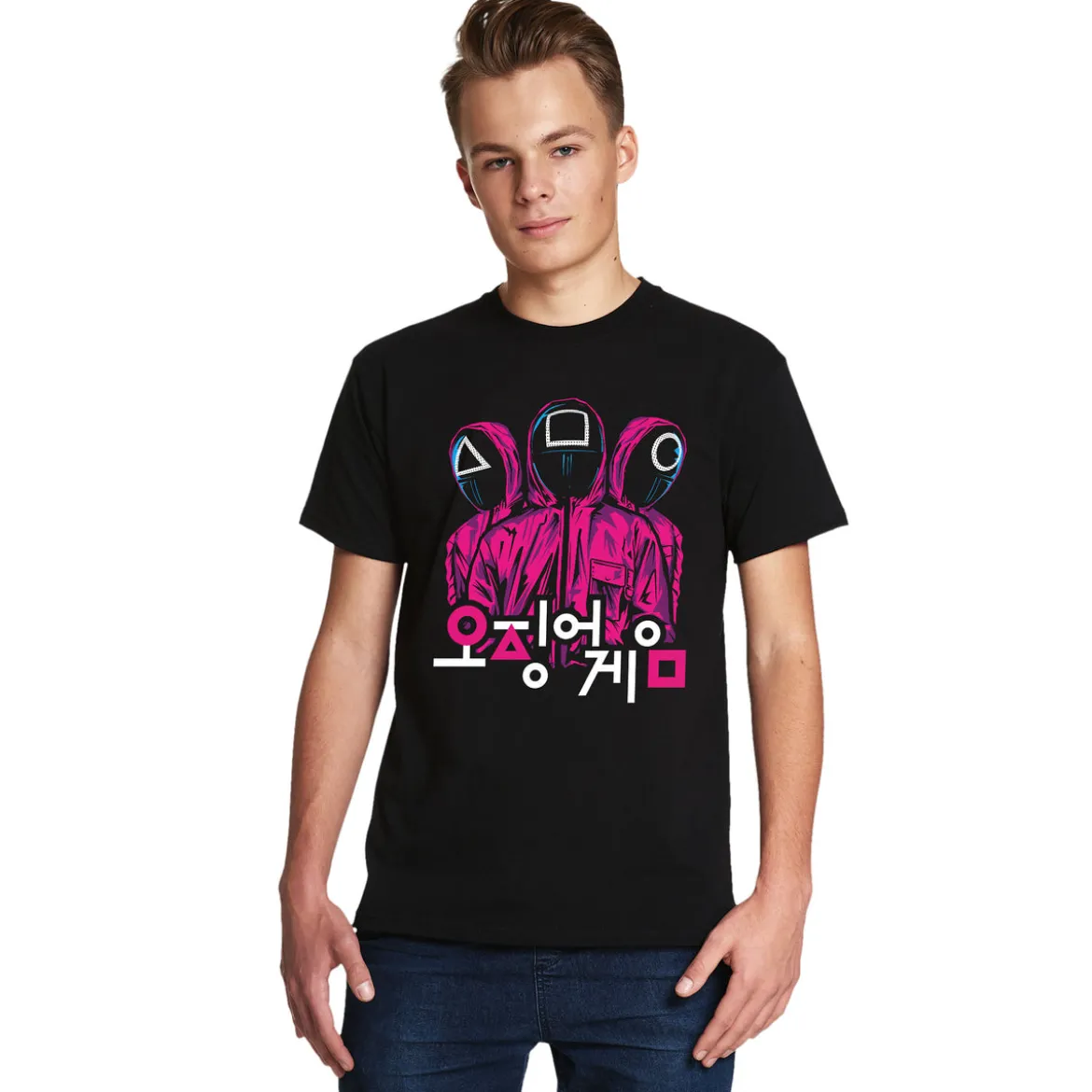Squid Game - Guards T-Shirt schwarz