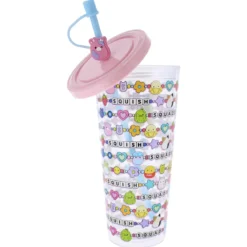Squishmallows Becher mit Strohhalm Squish Squad 700 ml