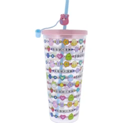 Squishmallows Becher mit Strohhalm Squish Squad 700 ml