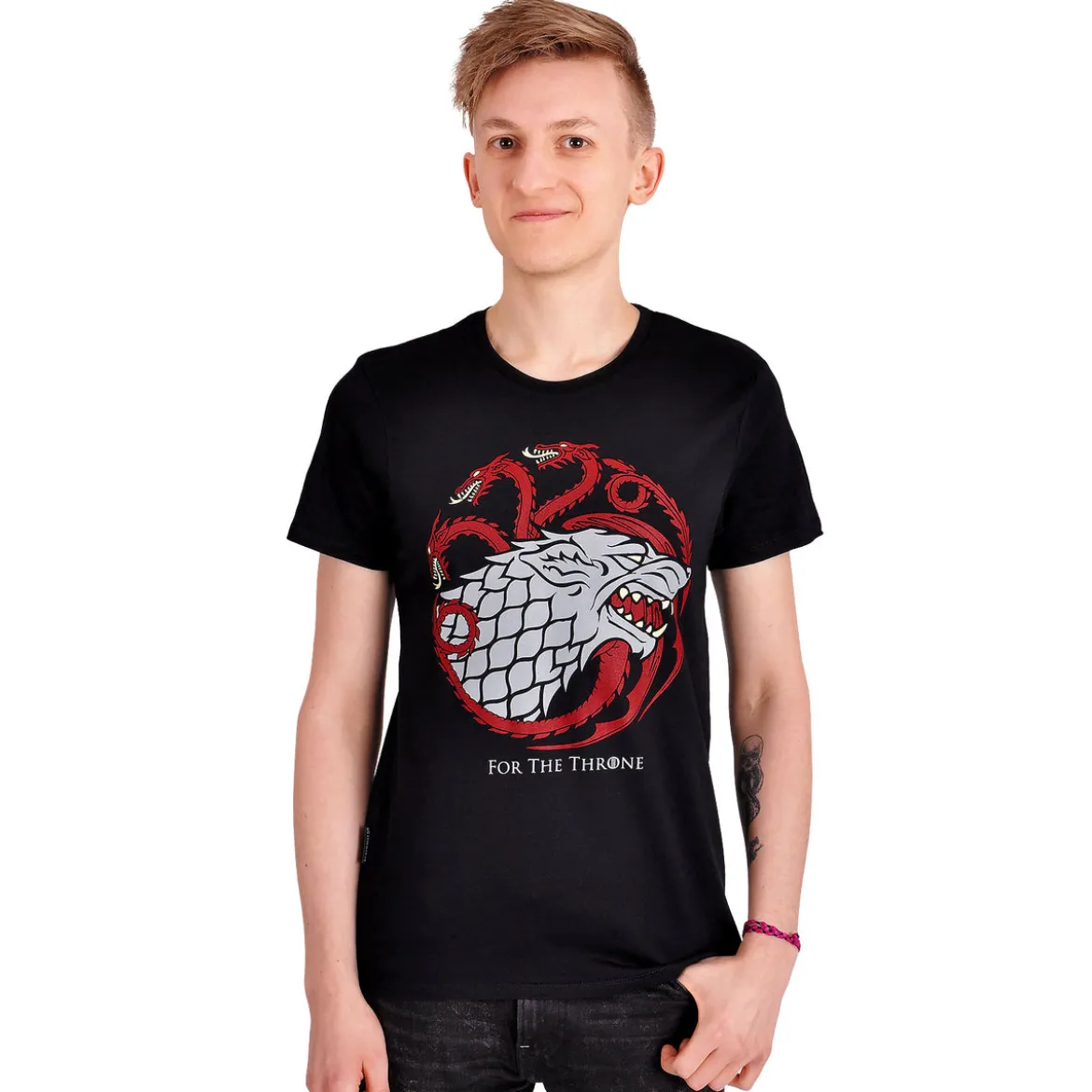 Stark & Targaryen For The Throne T-Shirt - Game of Thrones