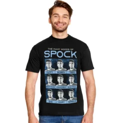 Star Trek - Many Mood of Spock T-Shirt schwarz