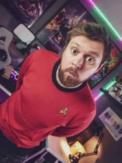 Star Trek - Scotty Uniform Strickpullover rot