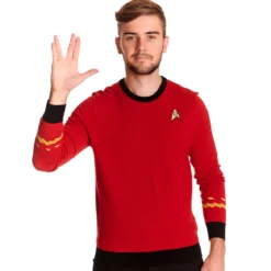 Star Trek - Scotty Uniform Strickpullover rot