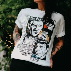 Star Trek - Warp 1 Retro T-Shirt weiß
