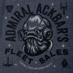 Star Wars - Admiral Ackbar's Fleet Sales T-Shirt blau