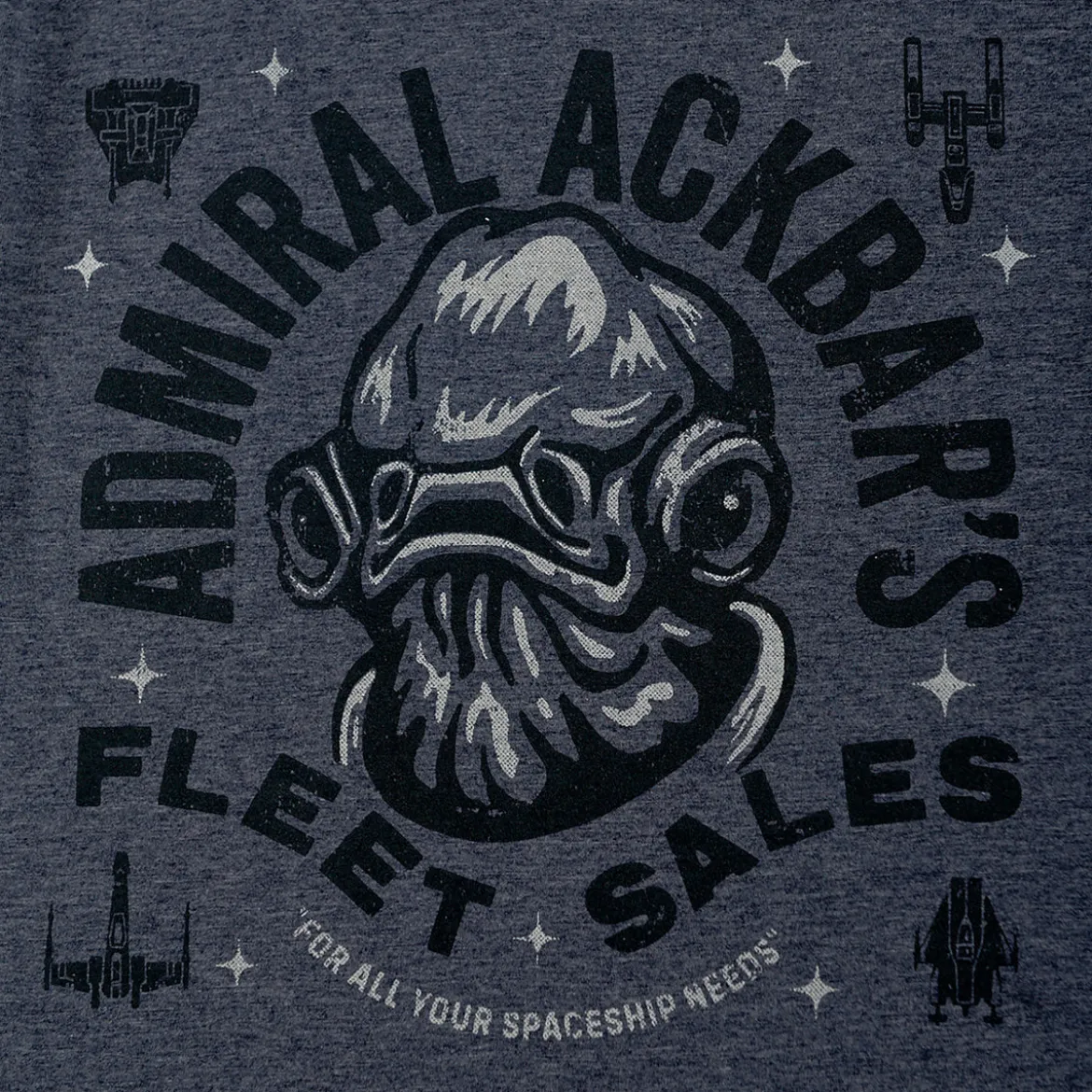 Star Wars - Admiral Ackbar's Fleet Sales T-Shirt blau