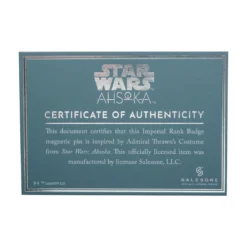 Star Wars - Ahsoka Tano Admiral Thrawn Pin