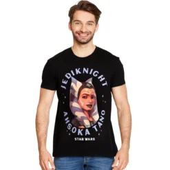 Star Wars - Ahsoka Tano Face T-Shirt schwarz