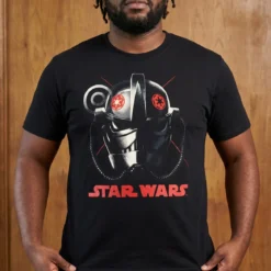 Star Wars - Andor Tie Avenger Helm T-Shirt schwarz