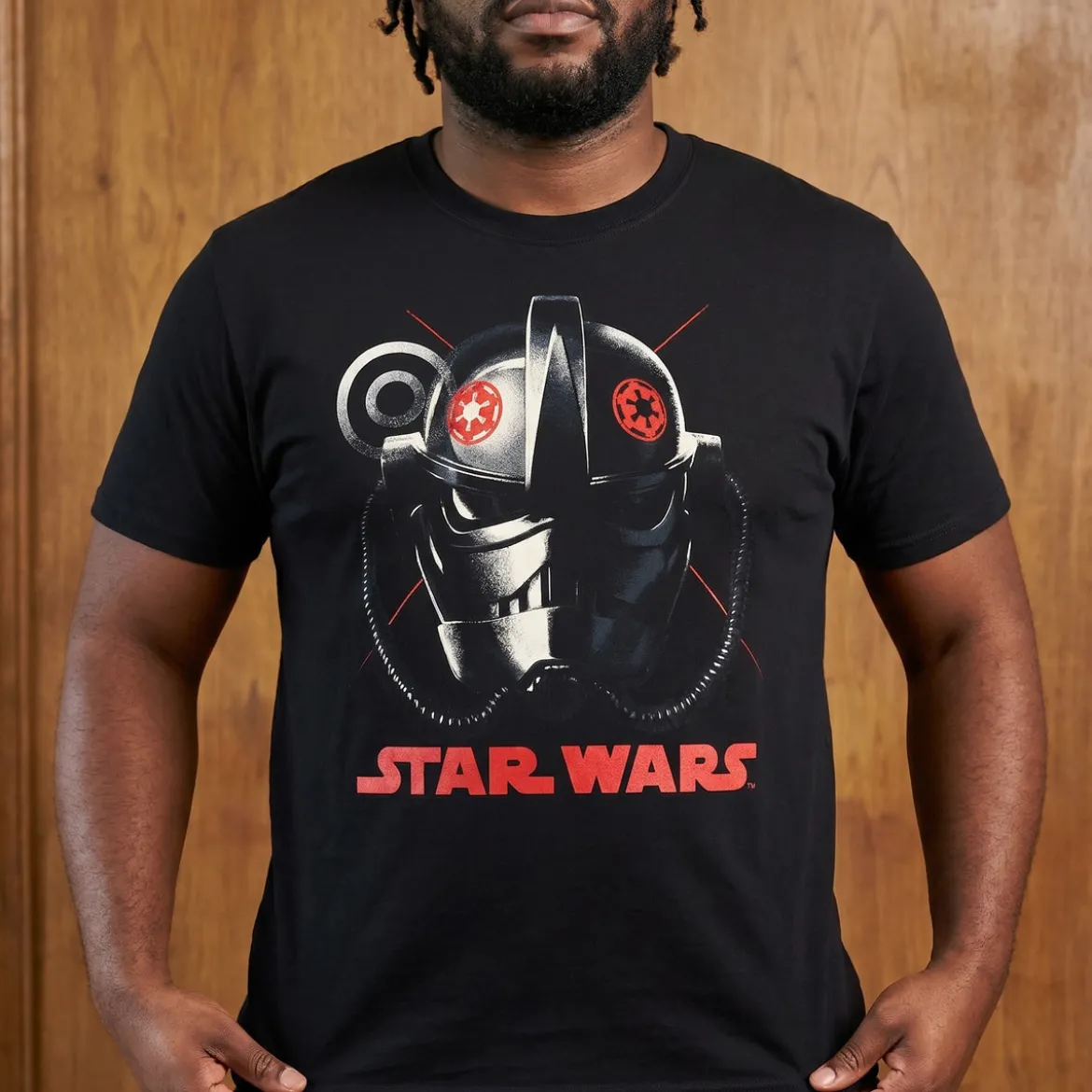 Star Wars - Andor Tie Avenger Helm T-Shirt schwarz