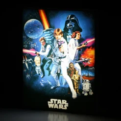 Star Wars - A New Hope Wandbild mit Licht