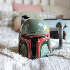 Star Wars - Boba Fett Helm 3D Tasse mit Deckel