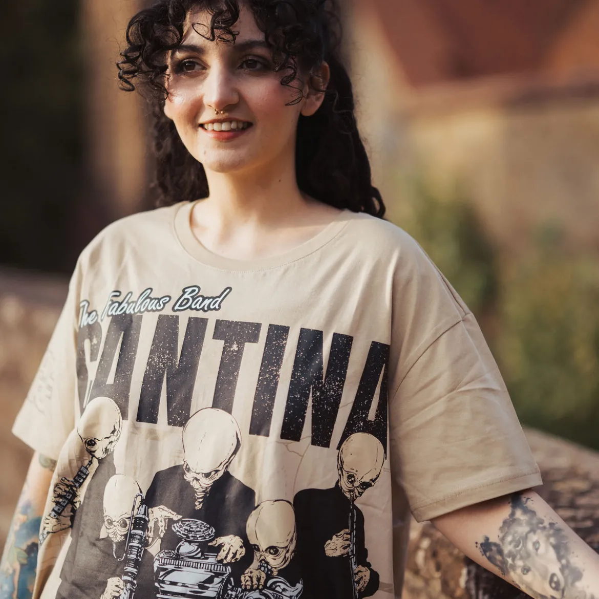 Star Wars - Cantina Band T-Shirt beige