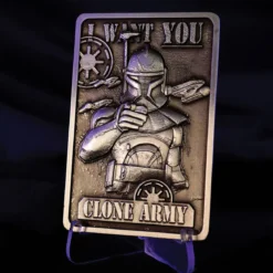 Star Wars - Captain Rex Clone Army Metallbarren Replik limitiert