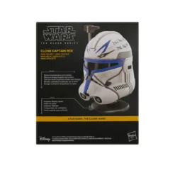 Star Wars - Captain Rex Mini Helm Replik auf Base
