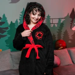 Star Wars - Darth Vader Bademantel schwarz-rot